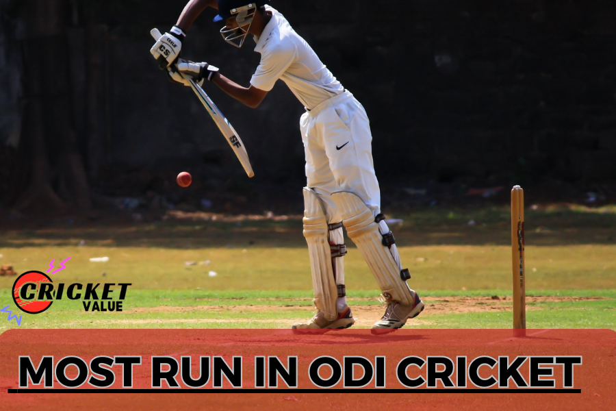 Most runs in ODI cricket