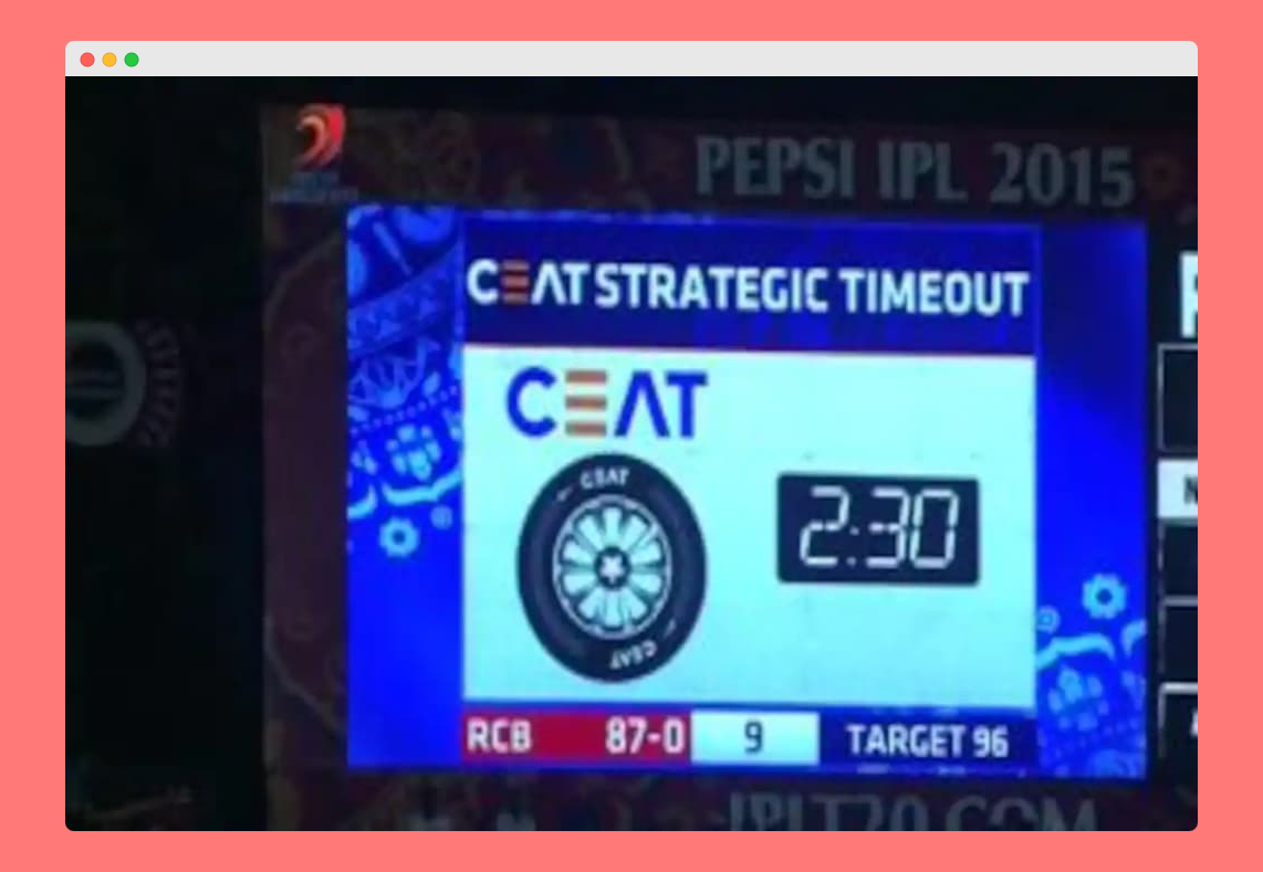 What is Timeout in IPL