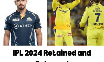 IPL 2024 Retained and Released