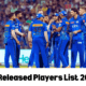 Mumbai Indians Released Players List 2024