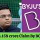 The BCCI says Byju's has not paid Rs 158 crore as agreed.