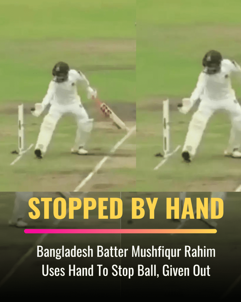 Mushfiqur Rahim Stuns Cricket World with Rare Dismissal